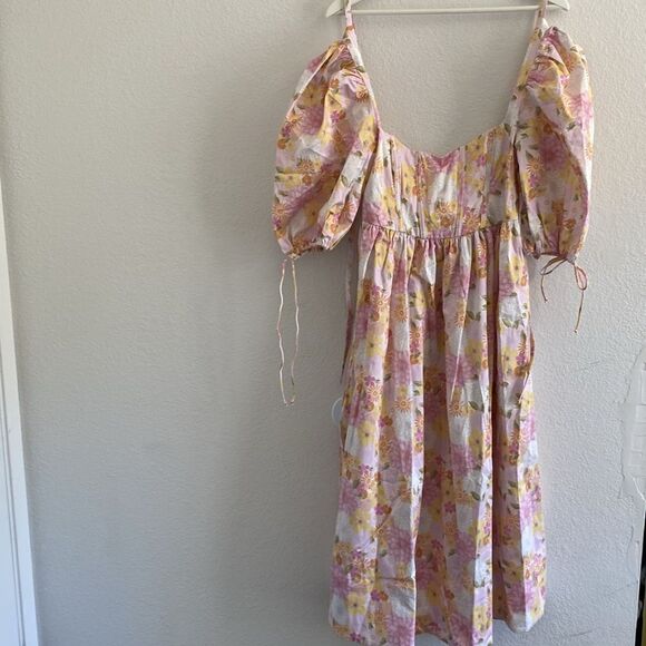 For Love & Lemons Carrie Midi Dress - Picture 3 of 9